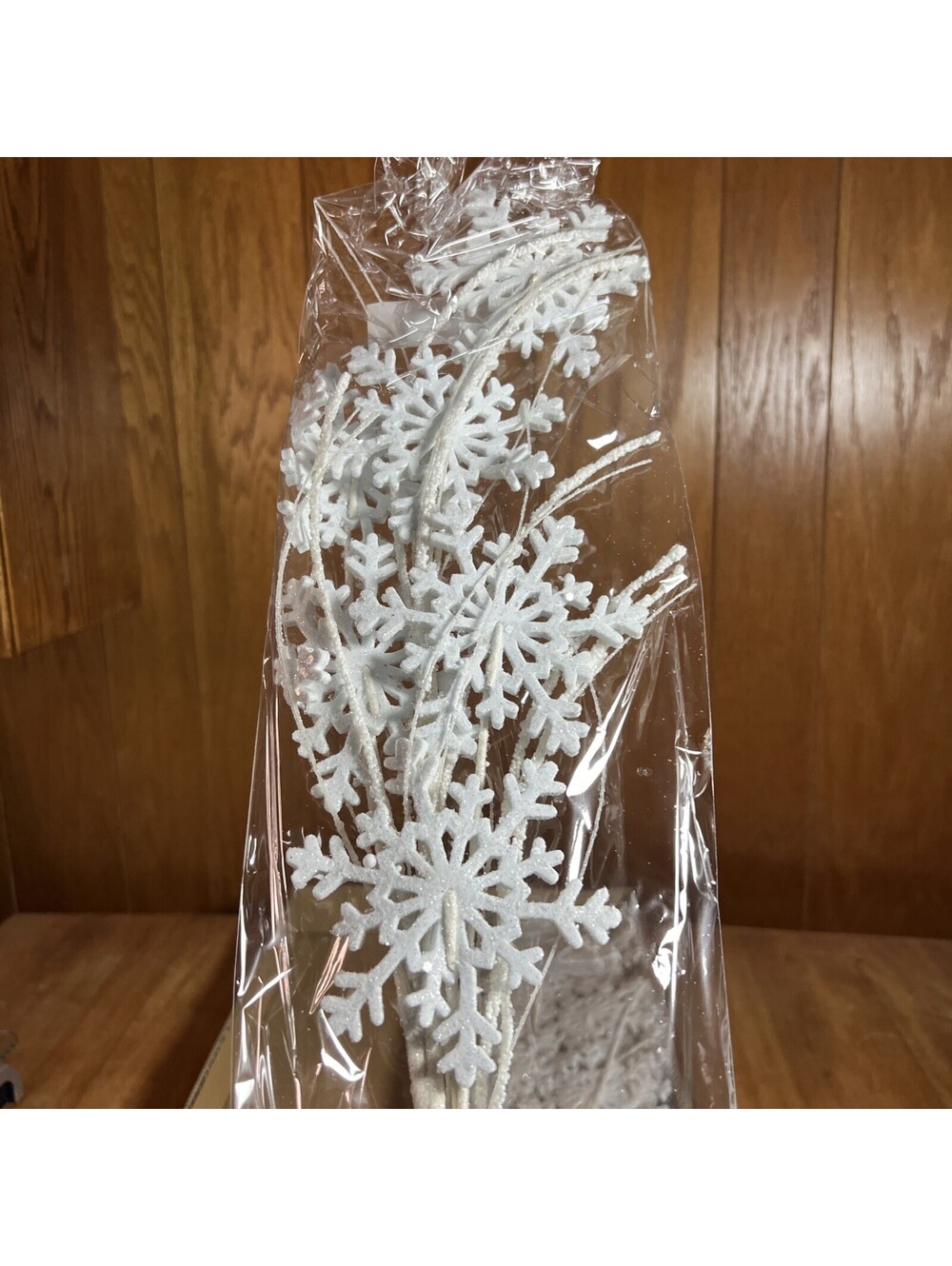 Glitter Snowflake Picks, Set Of 6 By Valerie Parr Hill QVC